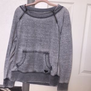 double quarter zip sweatshirt